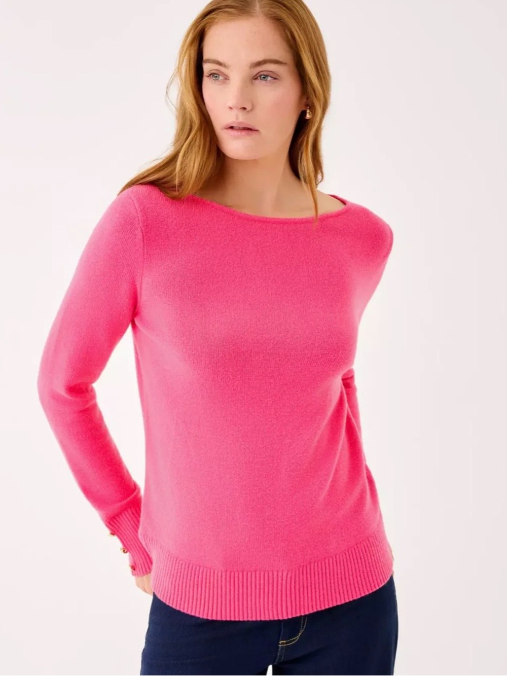 Lilly Pulitzer Lola Sweater in Sun Shell Pink - Picture 3 of 5